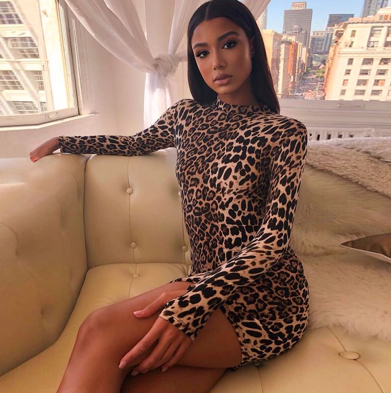 Vestido Leopard Dress